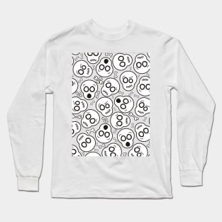 Funny Skulls Long Sleeve T-Shirt